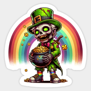 Zombie Leprechaun Sticker